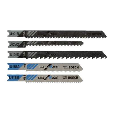 Jig Saw Blade Set,Metal,PK5