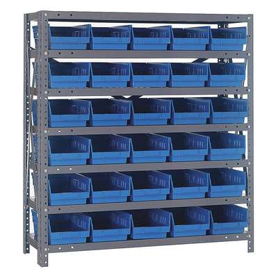 Bin Shelving,39" Overall H,30