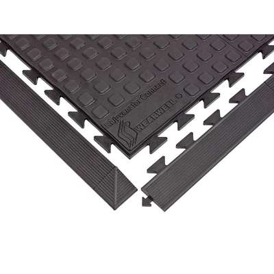 Mat Ramp,Black,2" x 3ft. 3"