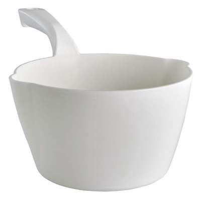 Large Hand Scoop,White,13" L,8-