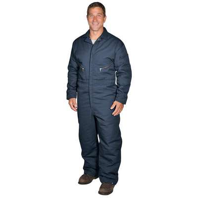 Coverall,Chest 34 To 36In.,Navy