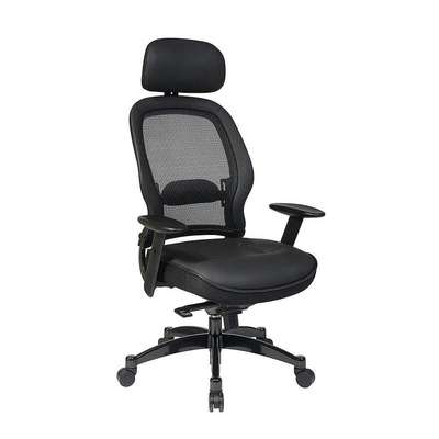 Manager Chair,Leather,Blk,20-