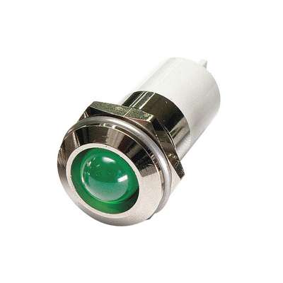 Round Indicator Light,Green,