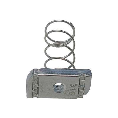 Channel Spring Nut,1/4 In,