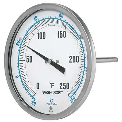 Dial Thermometer,Bi-Metallic,5