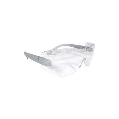 940229-6 Safety Glasses: Uncoated, Frameless, Clear, Gray, Silver, M ...