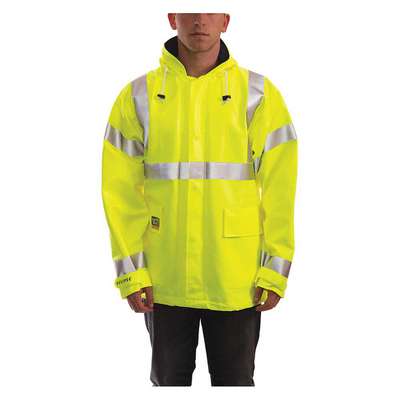 Arc Flash Rain Jacket,Cat 2,