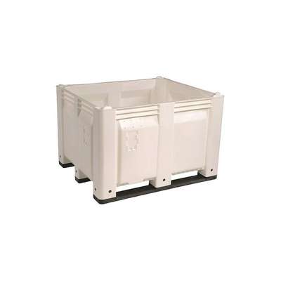 Bulk Container,White,25-3/4in.H