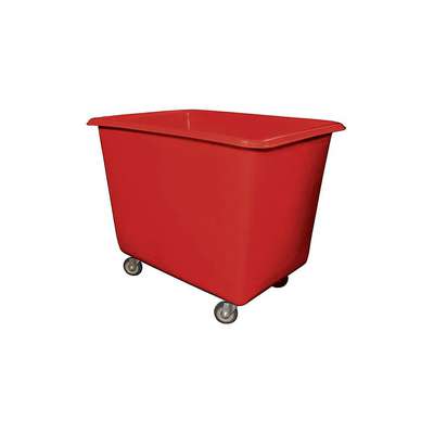 Cube Truck,Ldpe,Red,24.8 Cu.