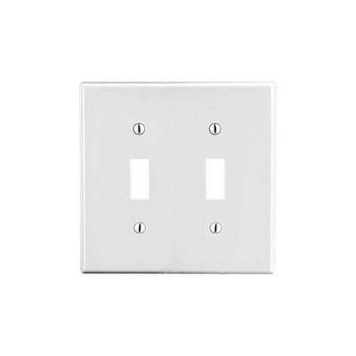 Toggle Switch Wall Plate,White