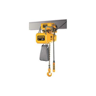 Electric Chain Hoist w/Trolley,