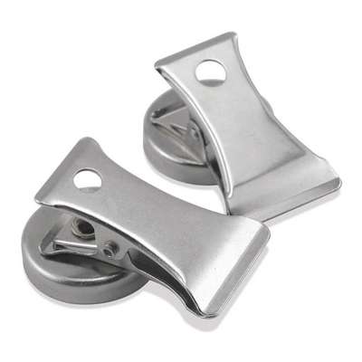 Magnetic Clip,Steel,PK2