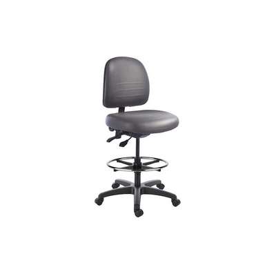 Task Chair,Poly,Wood,23" To