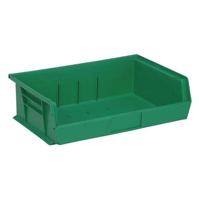 Hang And Stack Bin,Green,PP,5