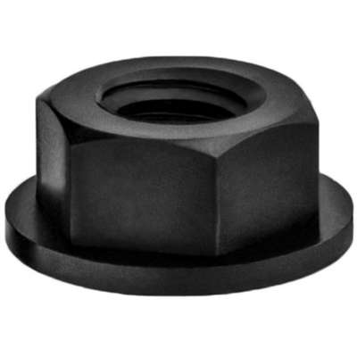 Black Nylon License Plate Nut