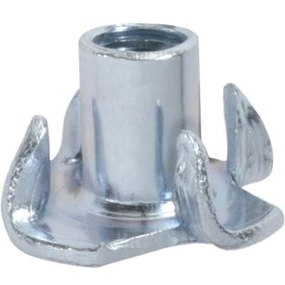 Tee Nut Zinc 1/4-20 4 Prong