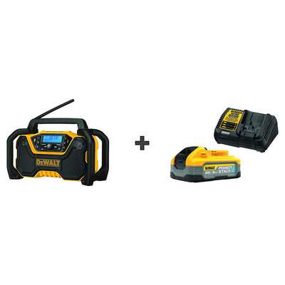 Jobsite Radio,Cordless,Bonus