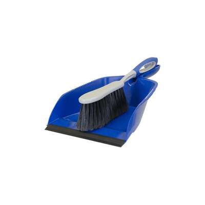 Dust Pan And Brush Set,Blue,4