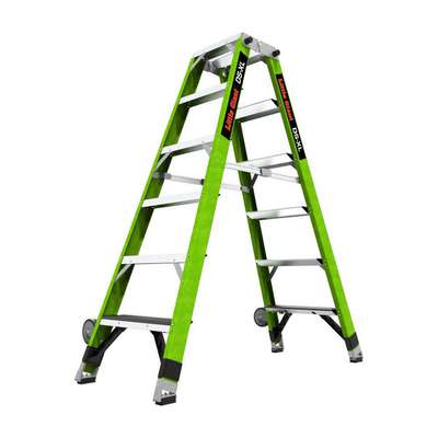 Step Ladder,Double Sided,6 Ft.,