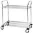 Utility Cart,Chrome,26x18x38,2