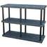 Plastic Shelving,Open,51"H,3