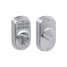 Deadbolt Lock,Satin Chrome,10