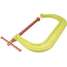 C-Clamp,10 In,8000 Lb.,Hi-Viz