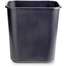 Wastebasket, 28QTS, Blk, Poly