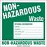 Hazardous Waste Label,6 In. H,