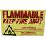 Safety Cabinet Label,Flammable,