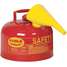 Type I Safety Can,2-1/2 Gal,Red