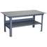 Fixed Work Table,Steel,72" W,