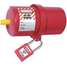 Plug Lockout,Red,5/16In