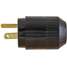 Blade Plug,Blk,0.245" To 0655"