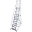 Rolling Ladder,Steel,182In. H.,