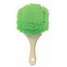 Flagged Body Brush Green