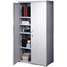 Storage Cabinet,Hdpe,Platinum,