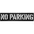 No Parking Stencil