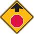 Stop Sign Ahead  Traffic Sign,