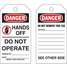 Danger Tag,5-3/4 x 3 In,