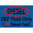 Def Fluid Only Decal, 3"X4.5"