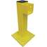 End Post,21 In.,Yellow,Steel