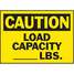 Caution Label,3-1/2 In. H,5 In.