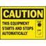 Caution Label,3-1/2 In. H,5 In.