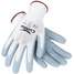 Coated Gloves,XL,Gray/White,Pr