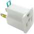 Adapter,1 Outlet,White