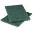 Scouring Pad,Green,9In L,6In W,