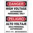 Danger/Peligro Label,5 In. H,