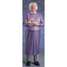 Coat Apron,51in. Lx64in. W,Blue