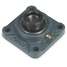 Flange Bearing,4-Bolt,Ball,1-1/